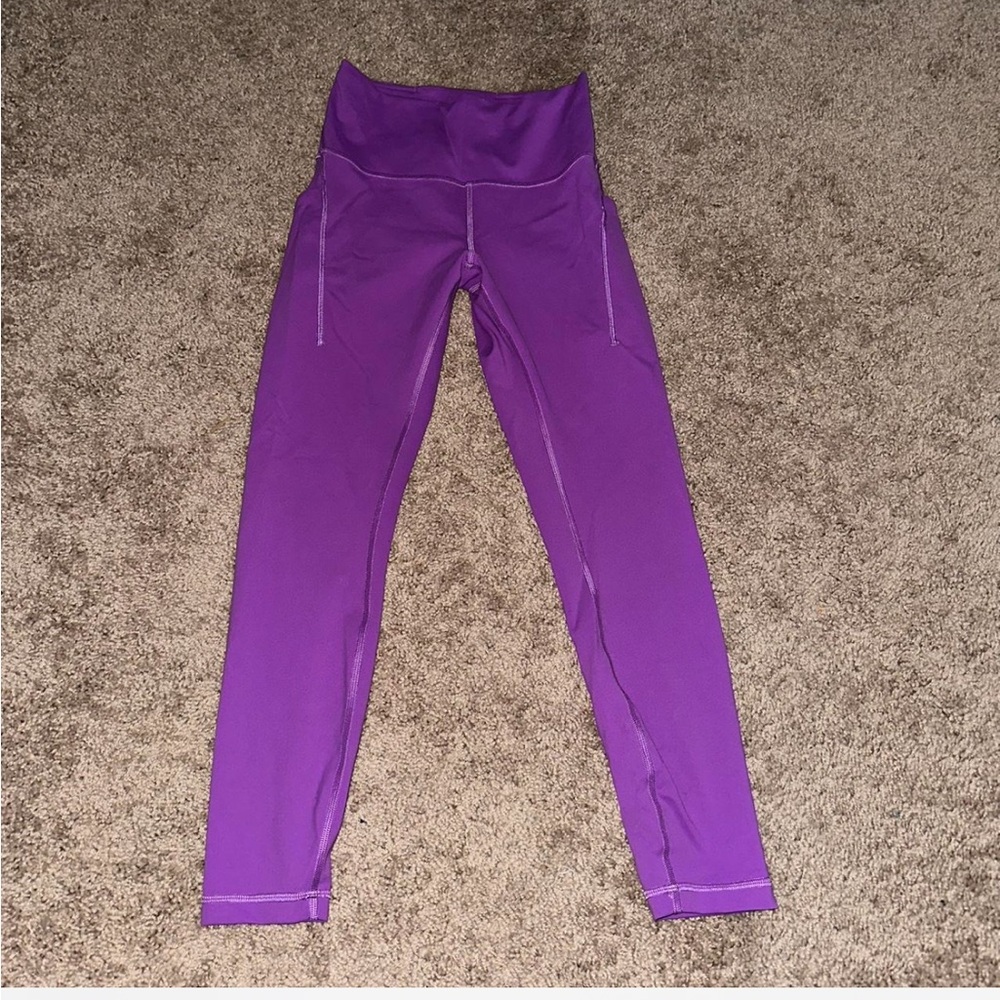 lululemon athletica Purple High-Waist Leggings
